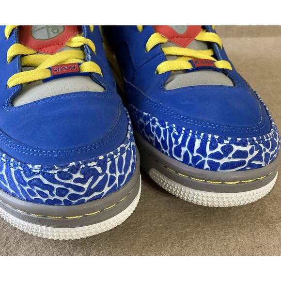 Nike Air Jordan Son of Mars Men’s Sz 11 Blue Colorful Basketball Sneaker 2013 - Picture 4 of 12